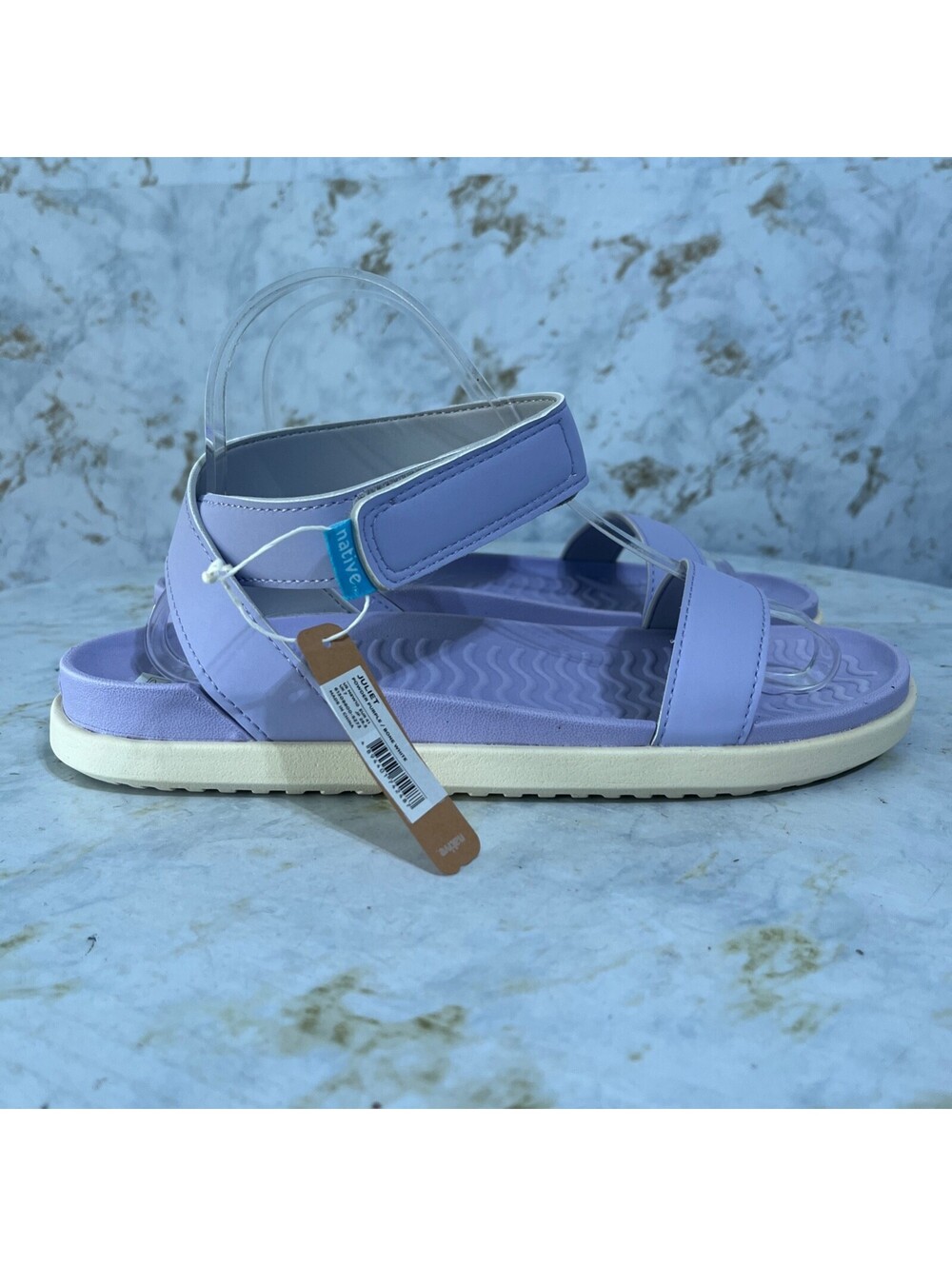 Native Juliet Women's Size 10 Shoes Purple Flip Flop Strappy Comfort Sandals